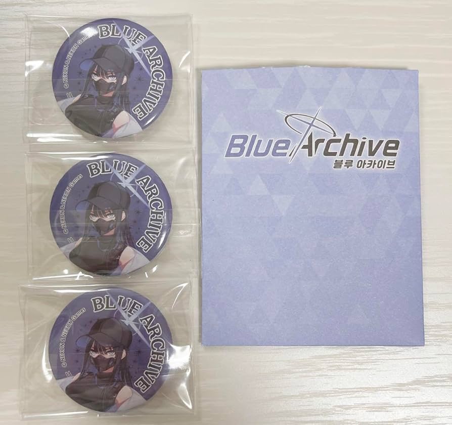 ブルーアーカイブ　ブルアカ　アロナ　プラナ　韓国限定　シャーレストア　缶バッジ Amazon | ブルーアーカイブ ブルアカ 韓国 限定 缶バッジ